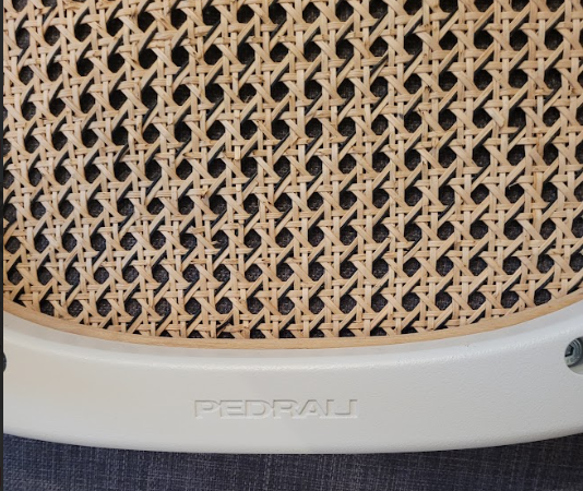 Chaise Pedrali en bois et osier DESIR 6 - OCCASION – Image 3