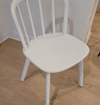 Chaise Pedrali en bois blanc DESIR 6 - OCCASION – Image 2