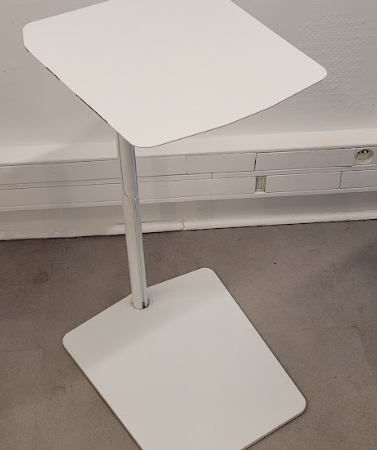 Table d'appoint pivotante blanche DESIR 6 - OCCASION – Image 3