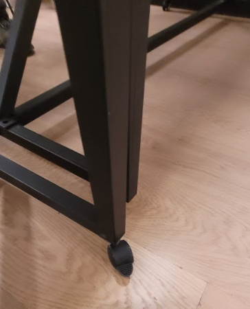 Table de cafétéria 150x75 sur roulettes DESIR 6 - OCCASION – Image 3