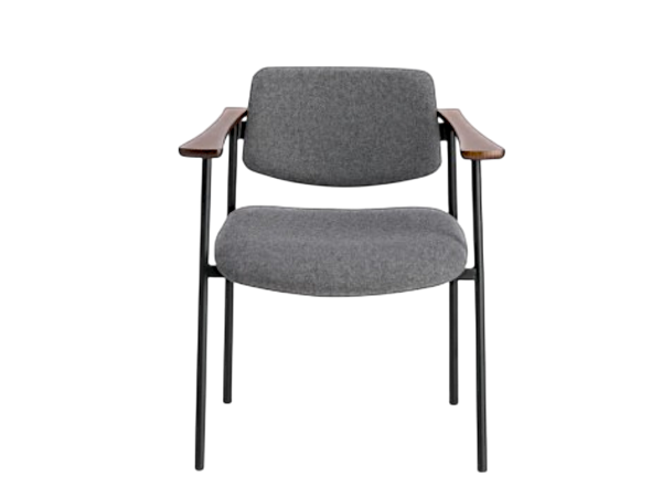 Chaise-The-Socialite-Family-gris-noir-accoudoirs-bois-DESIR-6-OCCASION