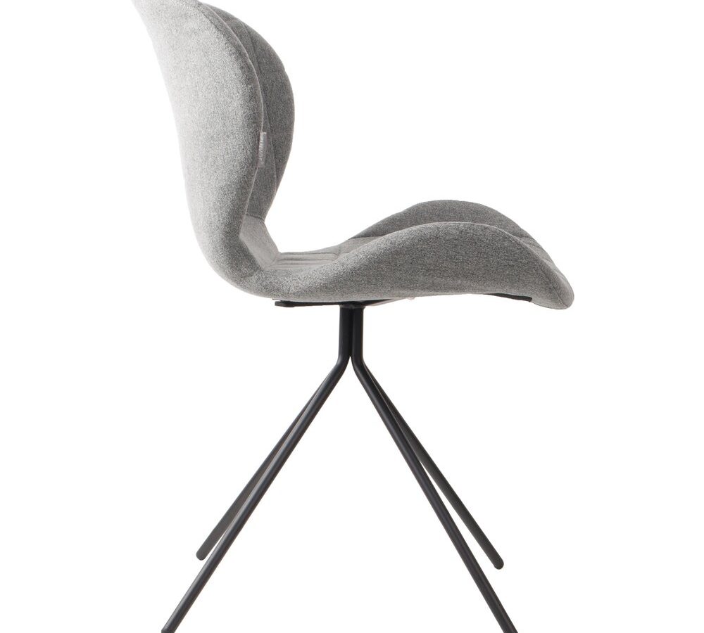 Chaise Zuiver OMG gris clair - OCCASION – Image 2