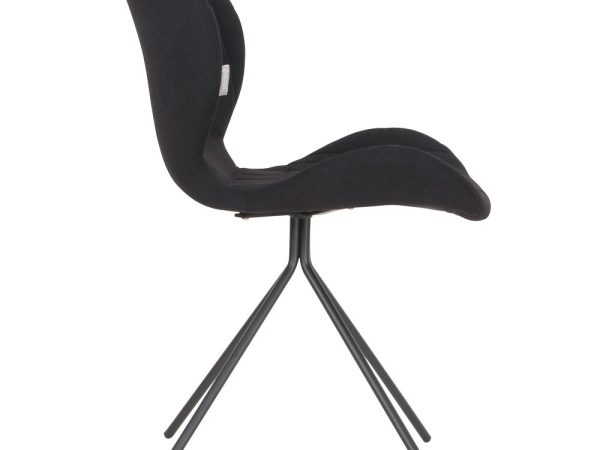 Chaise Zuiver OMG noire- OCCASION – Image 2