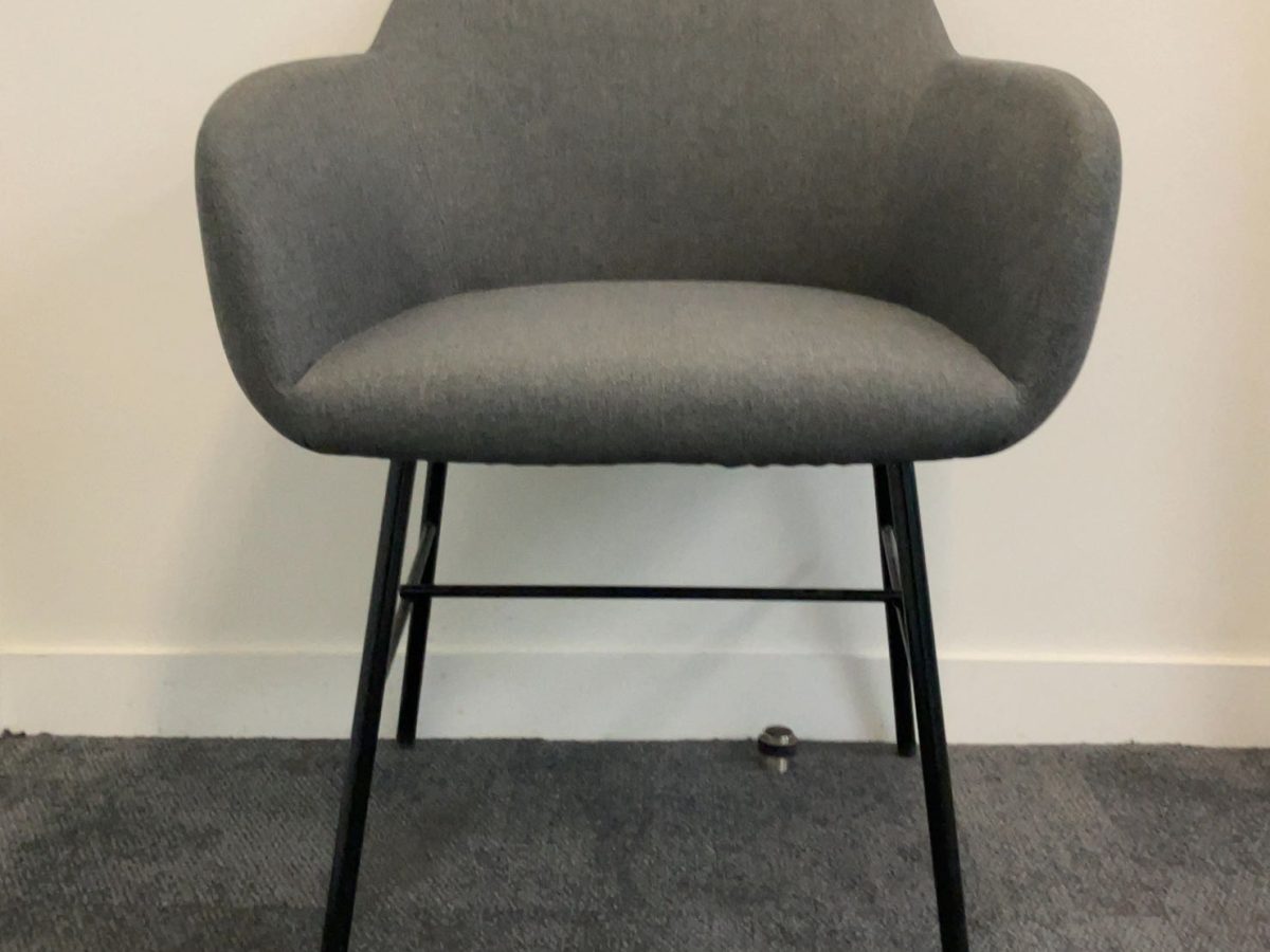 Chauffeuse Metal Mobil grise JOBI - OCCASION – Image 2