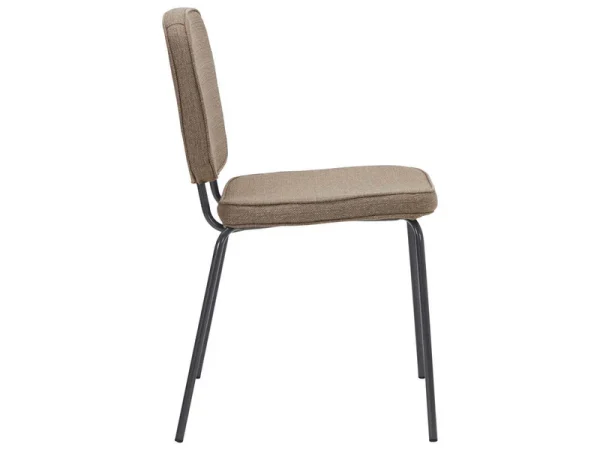 Chaise empilable Tissu Beige DESIR - OCCASION – Image 3