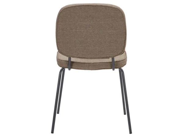 Chaise empilable Tissu Beige DESIR - OCCASION – Image 4