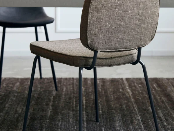 Chaise empilable Tissu Beige DESIR - OCCASION – Image 5