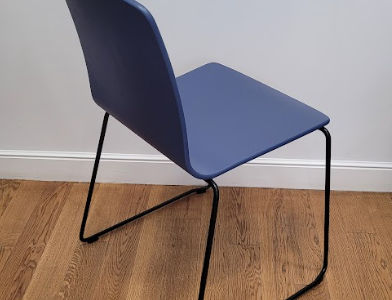 Chaises empilable Inclass PREMIERE bleue - OCCASION – Image 3