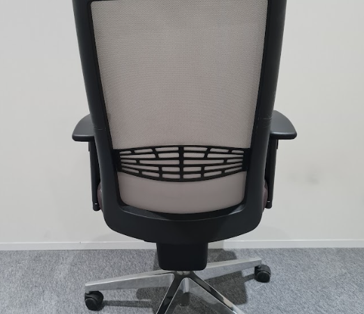 Fauteuils ergonomiques dossier gris clair/assise gris foncé SIDOE - OCCASION – Image 5