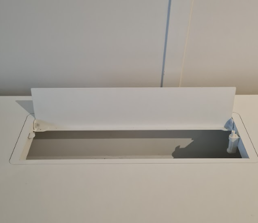 Bureau individuel 160 x 80 Blanc SIDOE - OCCASION – Image 4