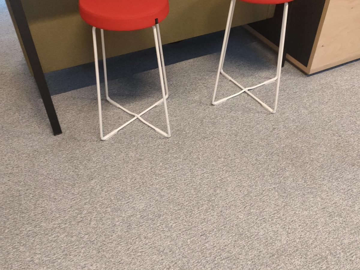 Tabouret mi-haut rouge REANA - OCCASION – Image 3