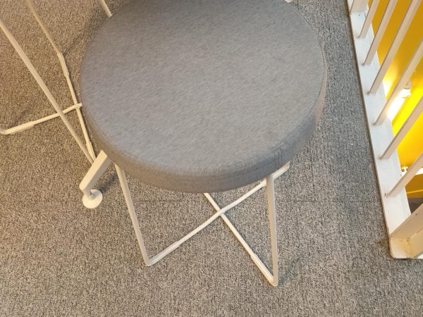 Tabouret mi-haut gris REANA - OCCASION – Image 4