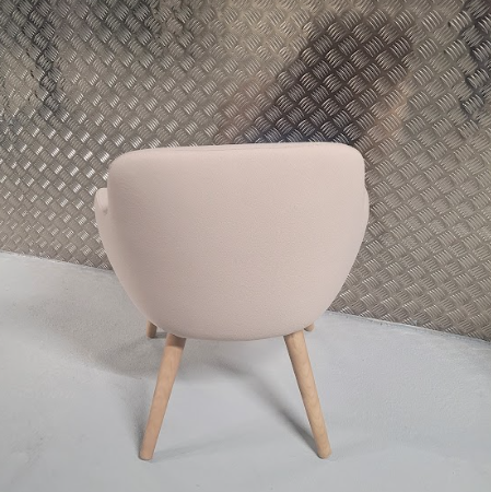 Chauffeuse Sokoa Eneka beige assise bleue AVIRON - OCCASION – Image 2