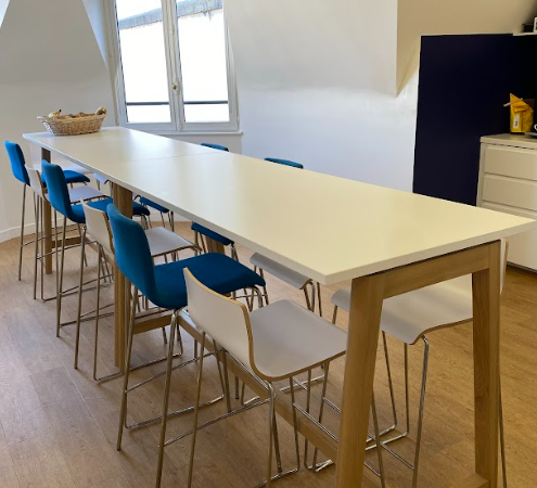 Chaise haute Narbutas bleue KARAOKE - OCCASION – Image 5