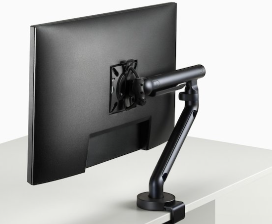 Bras support écran Herman Miller Flo noir - NEUF DESTOCKAGE – Image 4