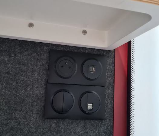 Cabine individuelle Sound box rouge HIDA - OCCASION – Image 7