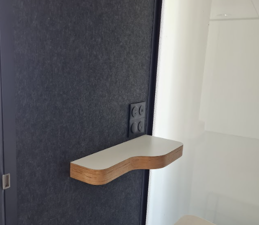 Cabine individuelle Sound box noire HIDA - OCCASION – Image 5