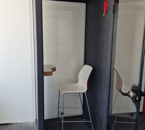 Cabine individuelle Sound box noire HIDA - OCCASION – Image 3