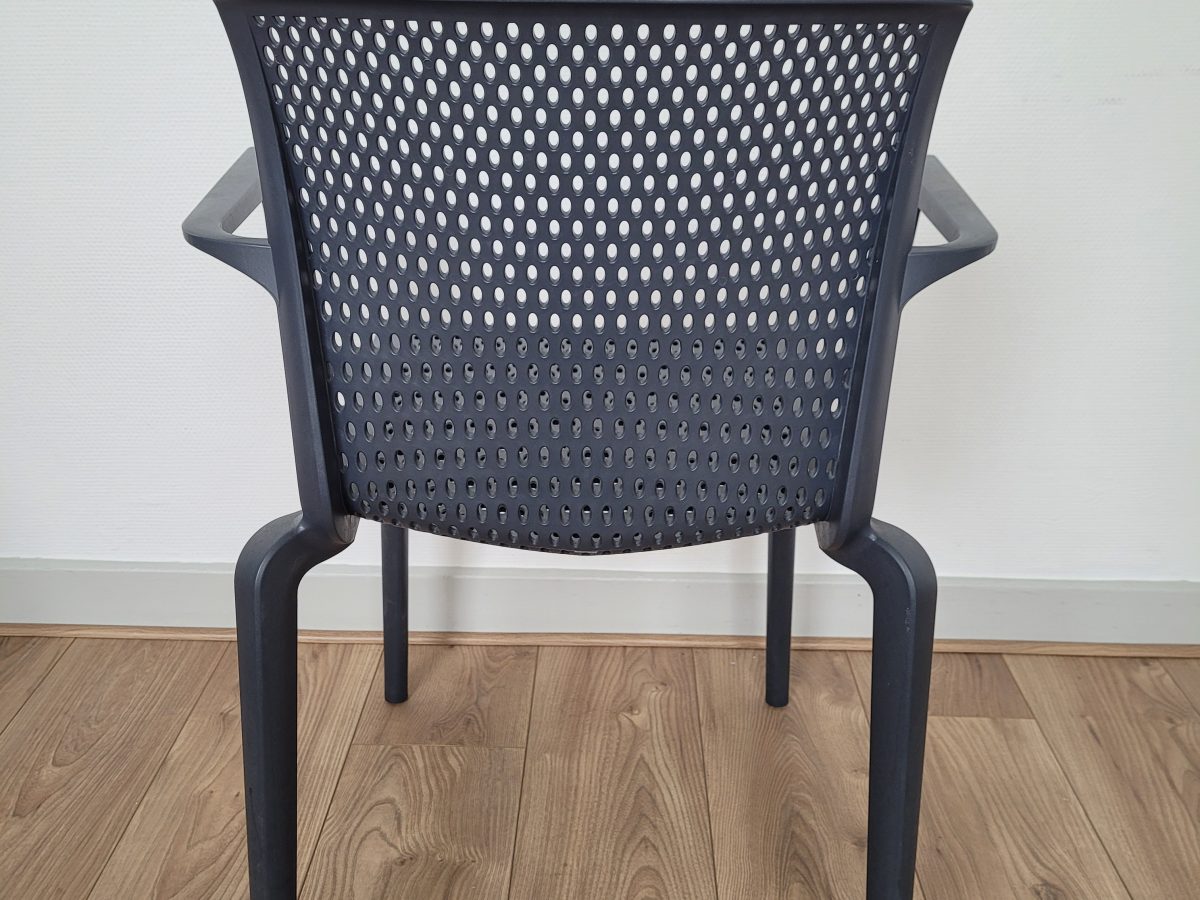 Chaise empilable DOCKER DISQUE gris - OCCASION – Image 5