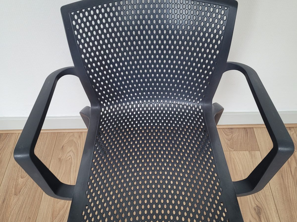 Chaise empilable DOCKER DISQUE gris - OCCASION – Image 2