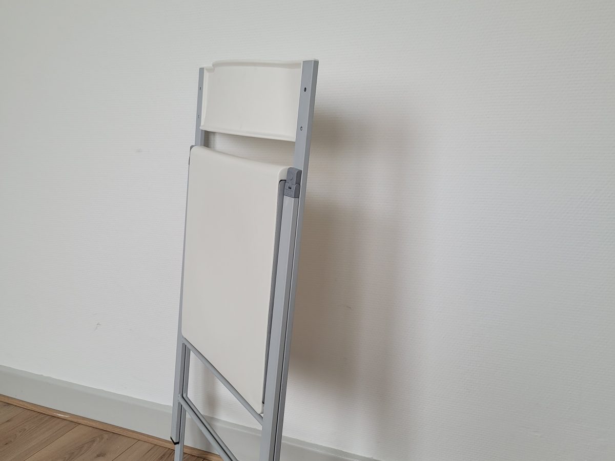 Chaise pliante Argal BCMS blanche - OCCASION – Image 9