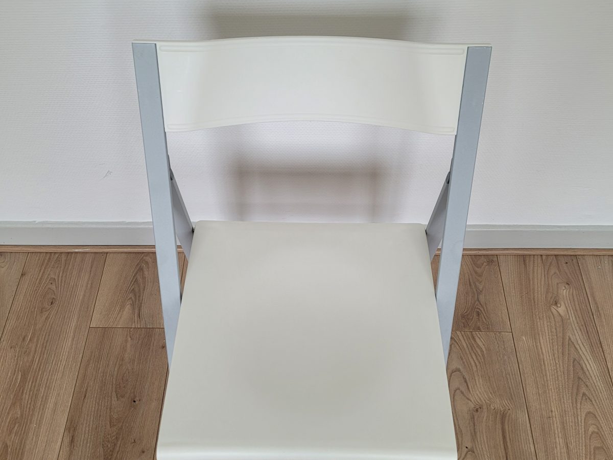 Chaise pliante Argal BCMS blanche - OCCASION – Image 6