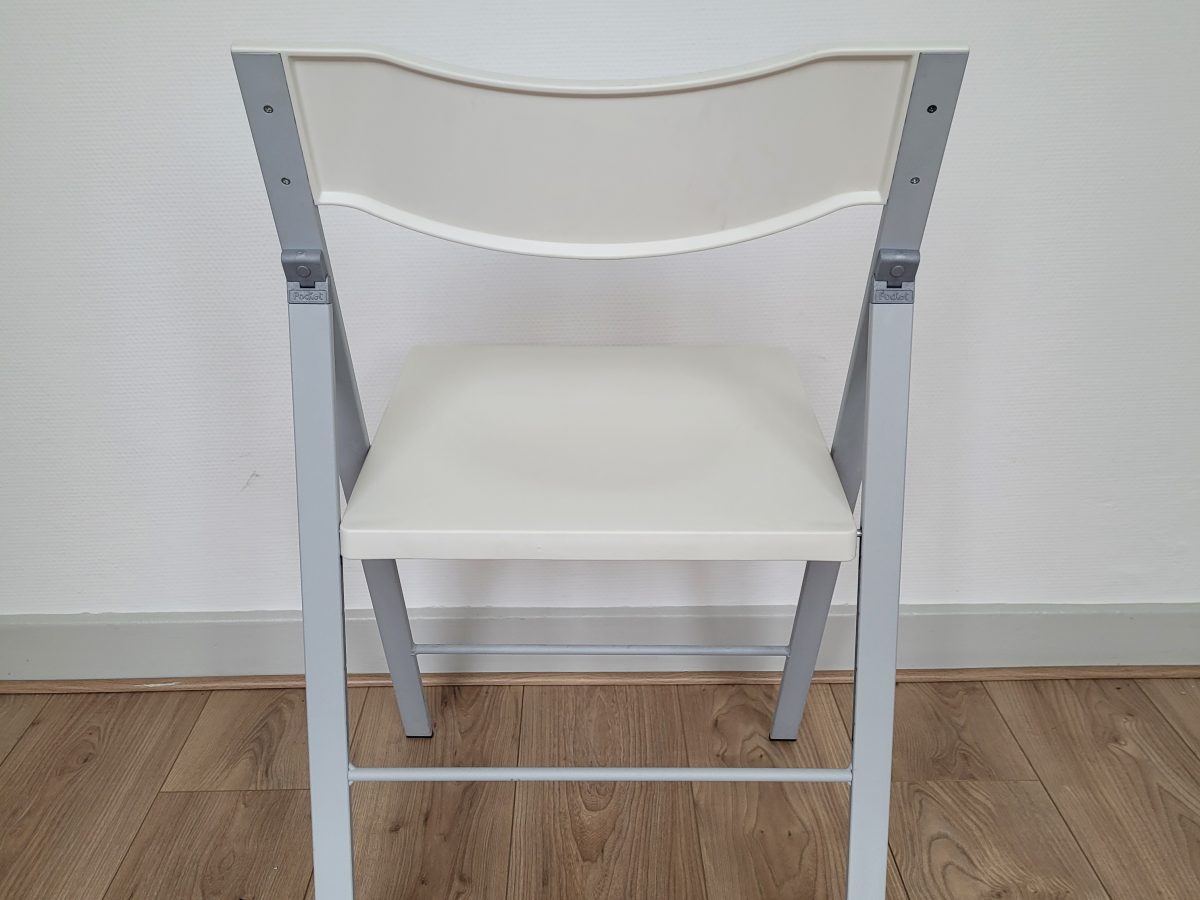 Chaise pliante Argal BCMS blanche - OCCASION – Image 5