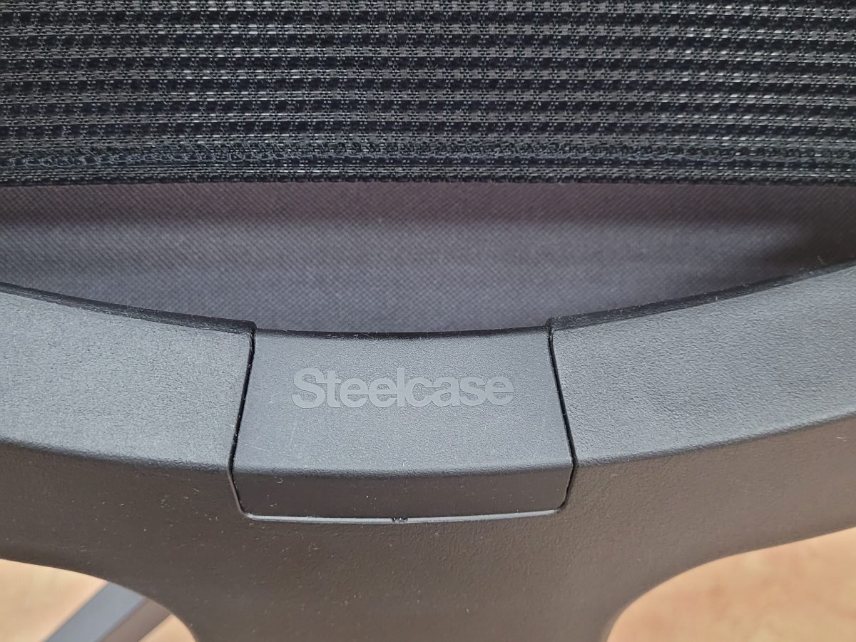 Siège ergonomique Steelcase REPLY AIR noir/gris foncé - OCCASION – Image 8