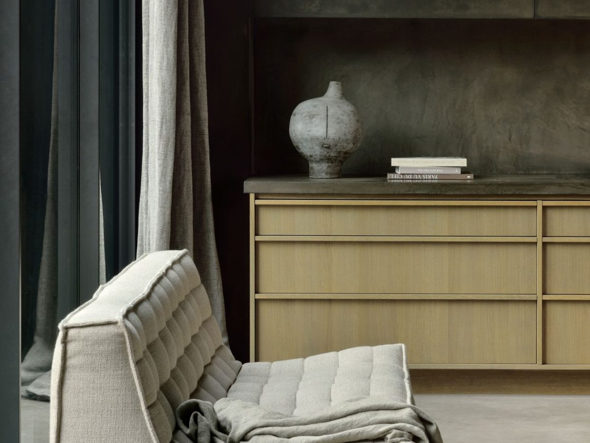 Canapé matelassé GRETA 3 places Beige - OCCASION – Image 2