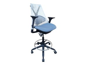 Siège dessinateur Sayl Herman Miller Blanc/Gris/Noir/Noir SMART - OCCASION