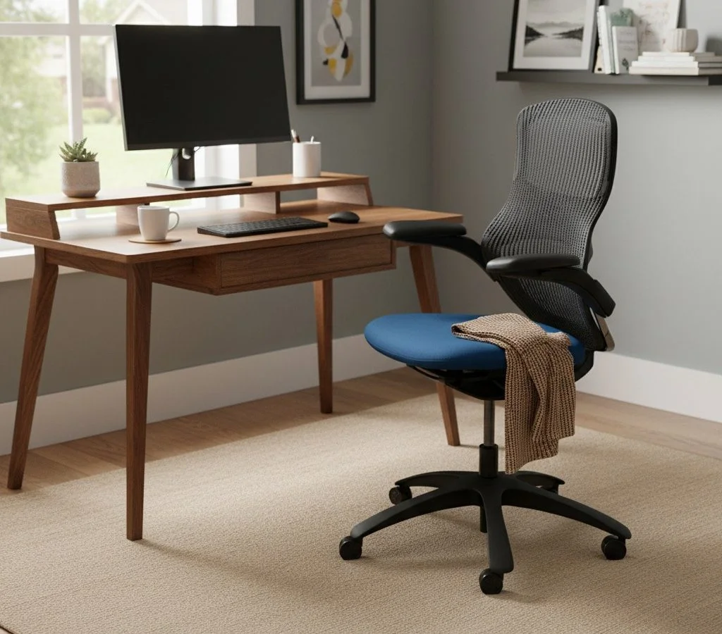 Siège Knoll GENERATION bleu - OCCASION – Image 4