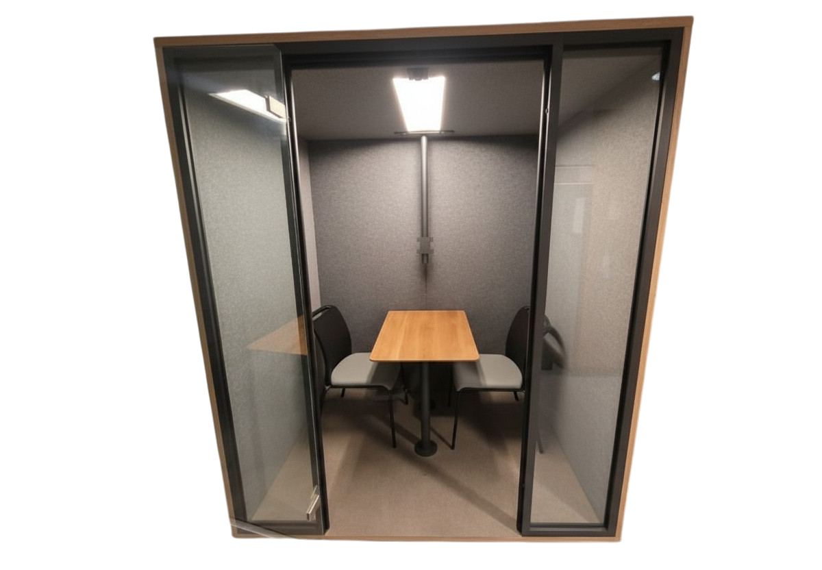 Cabine acoustique 2 places Mute Labs MOVIE équipée - OCCASION – Image 1