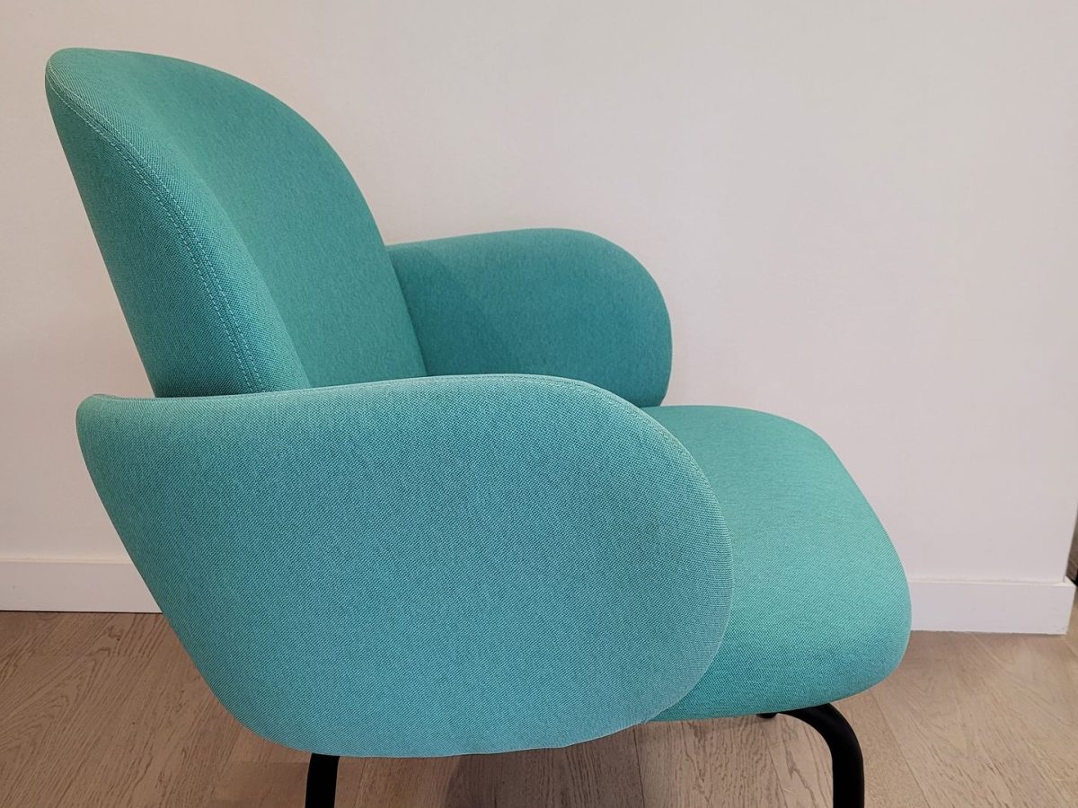 Chauffeuse Puik LINZI bleu dossier bas - OCCASION – Image 3