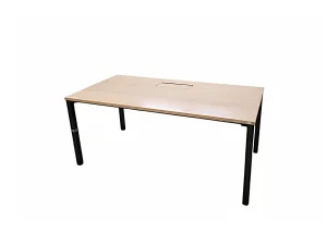Bureau Individuel Steelcase ORACLE 2 160x80 Bois/Noir - OCCASION