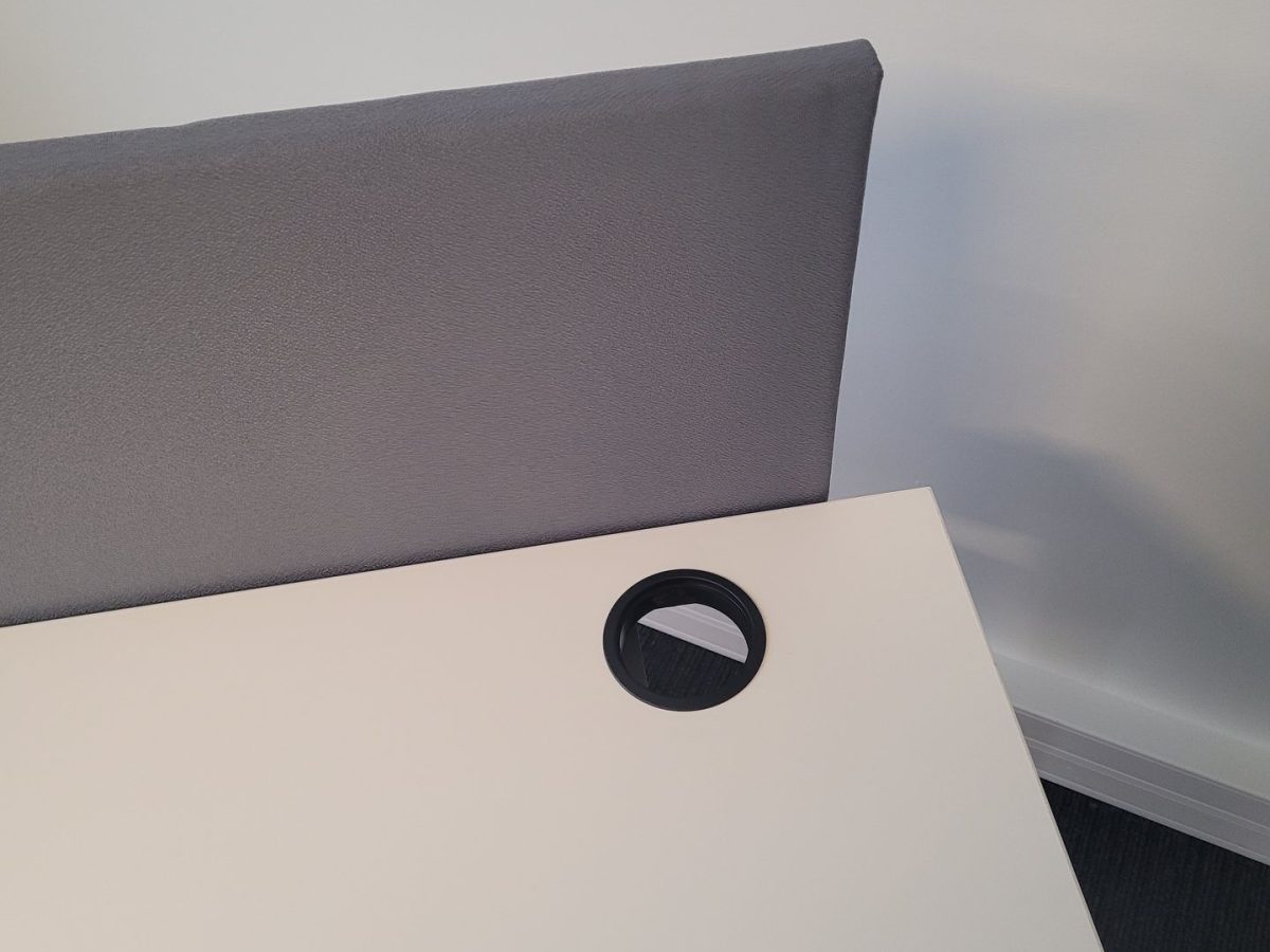 Bureau individuel Aléa blanc 140x80cm DESIR 9 - OCCASION – Image 3