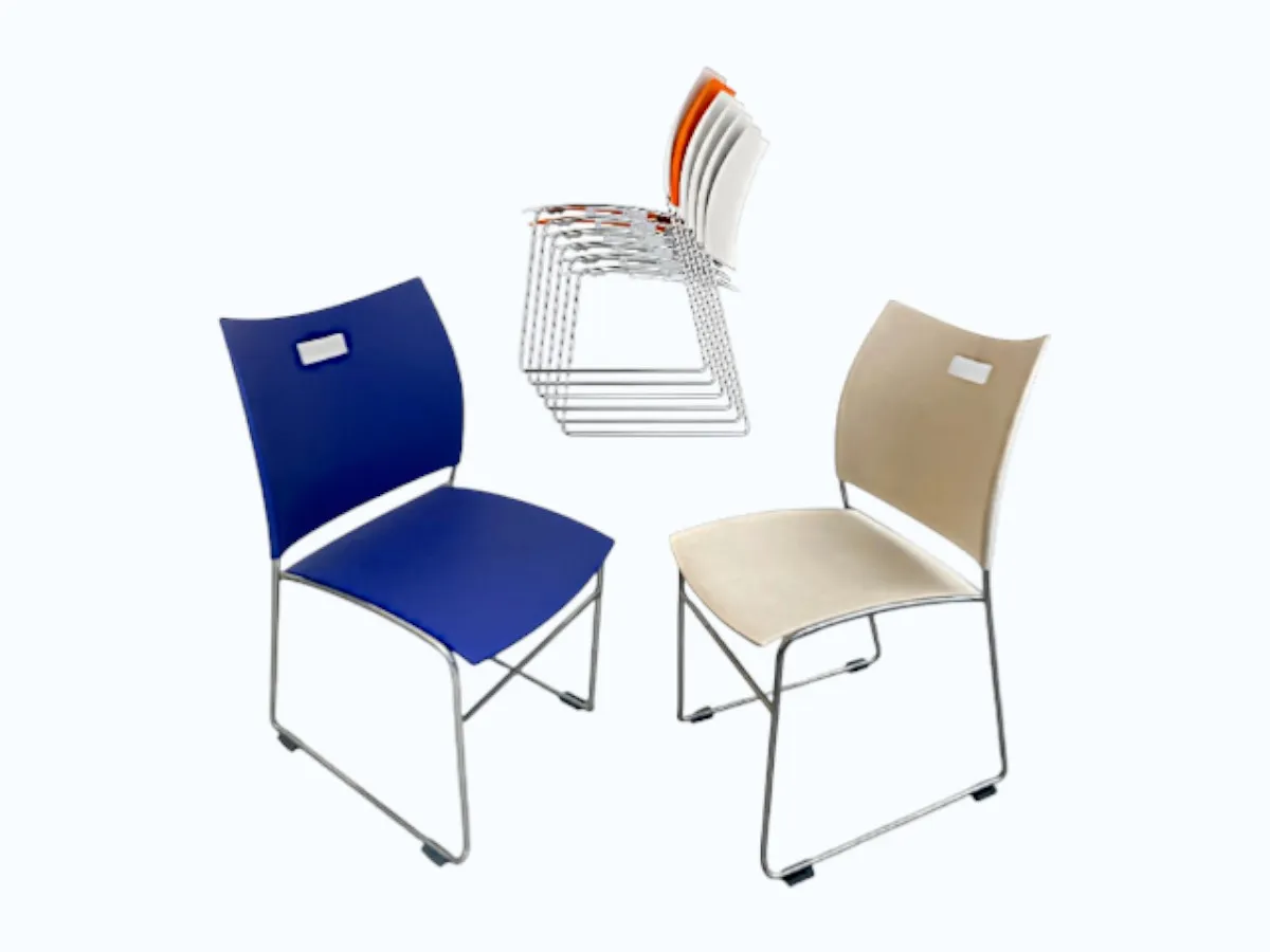 9485-LOT-CDREMP-CAS-LESLIE-OCC-BLA-BLE-CHR-Chaises-de-r-union-empilables-LESLIE-blanches-et-bleues-